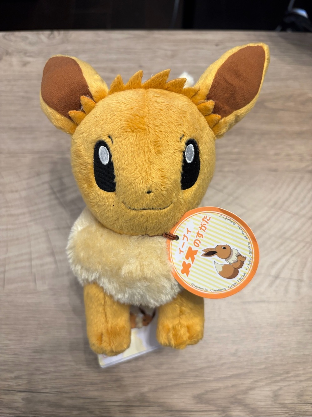 Pokemon All Star Collection Pocket Monsters 6" Plush Eevee with Tags Japan excl